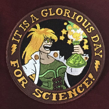 Girl Genius Glorious Day for Science Patch Pins and Patches Girl Genius