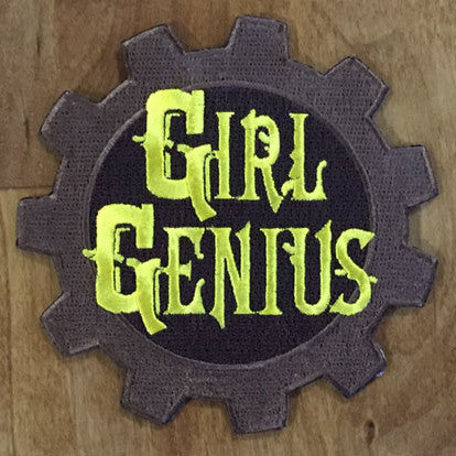 Girl Genius Patch: Gear Pins and Patches Girl Genius