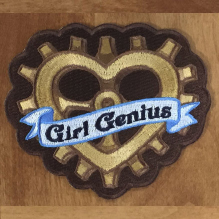 Girl Genius Patch: Heart Pins and Patches Girl Genius