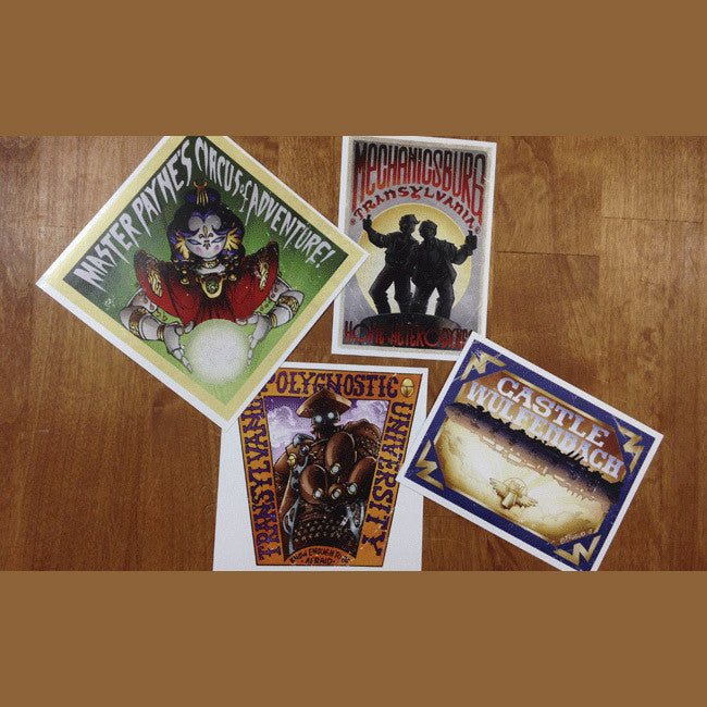 Girl Genius Travel Sticker Set 01 Stickers Girl Genius