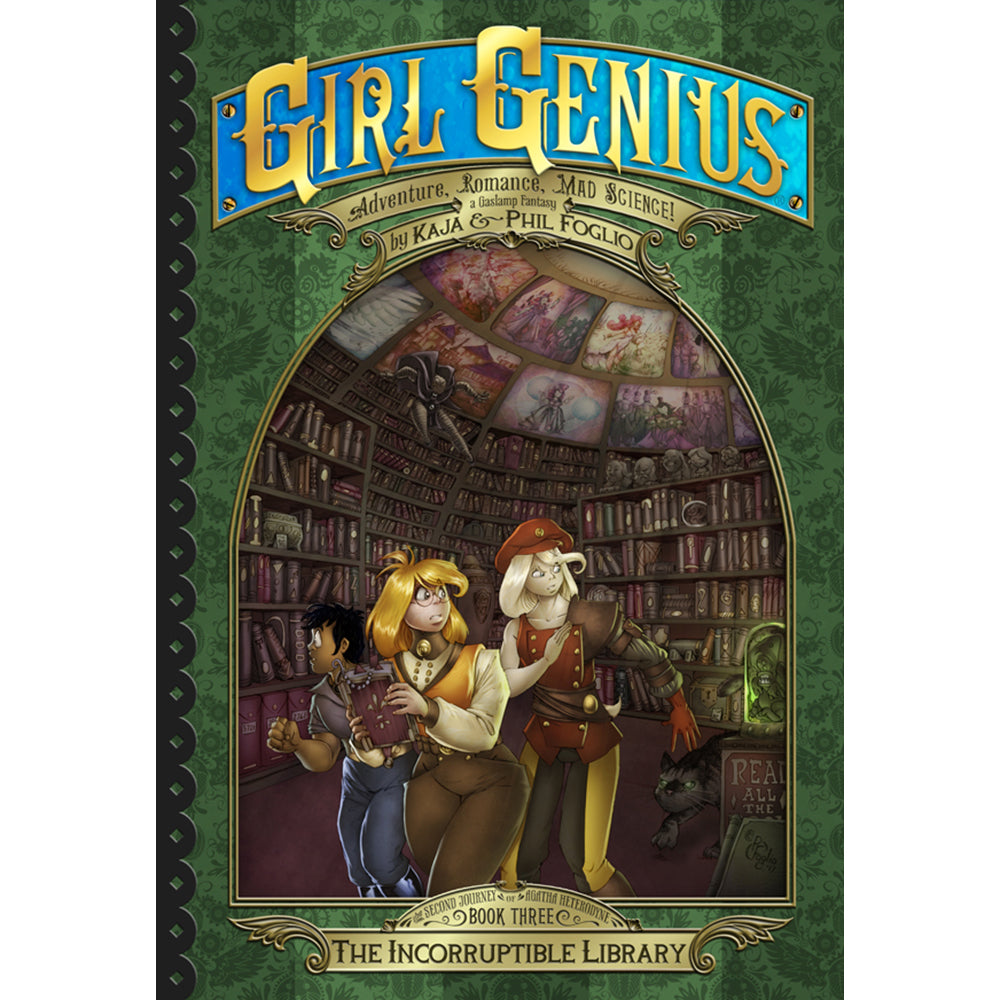 Girl Genius Book 16: The Incorruptible Library Books Girl Genius