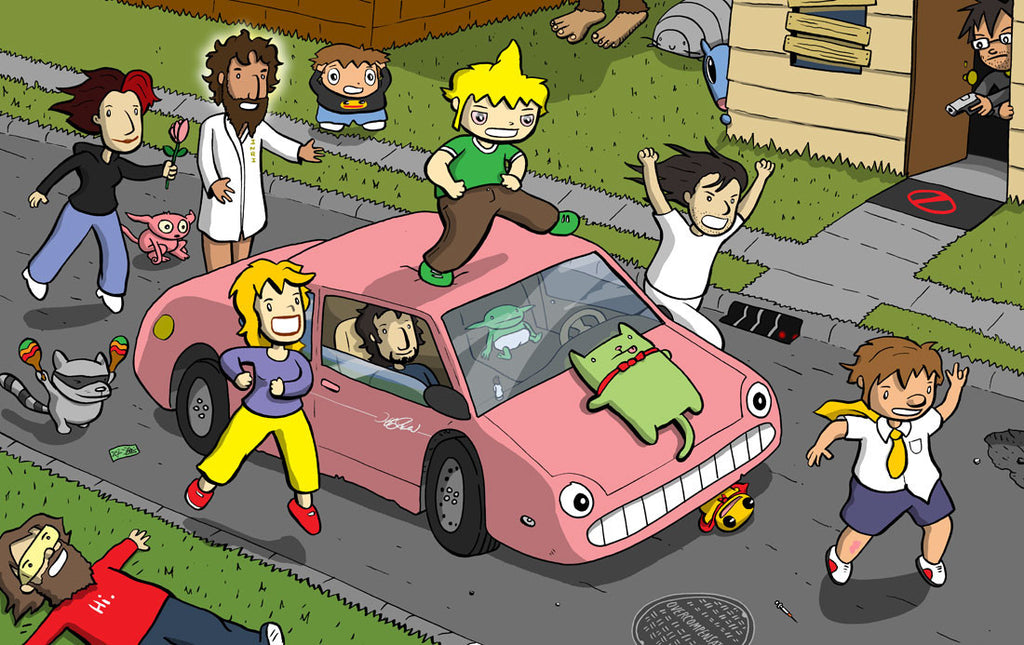 Ghostriding the Whip Print Art Jeffrey Rowland