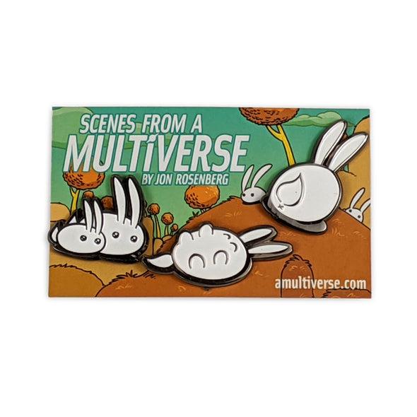 Bunnies Pin Set Pins and Patches Jon Rosenberg