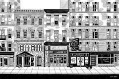 Cityscape Prints Art Julia Wertz Greenwich - 19x13