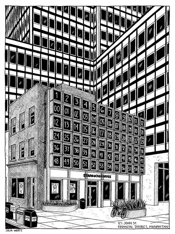 Cityscape Prints Art Julia Wertz Holdout St John - 9x12