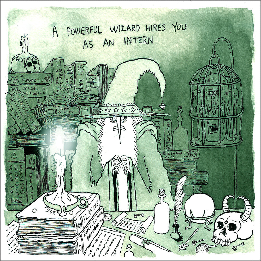 Phil McAndrew 12x12 Inch Prints Art Phil McAndrew Wizard Intern