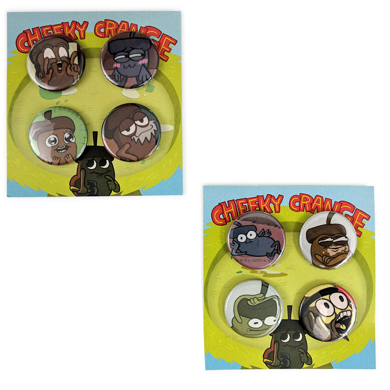 Cheeky Crange Pins Pins and Patches KC Green