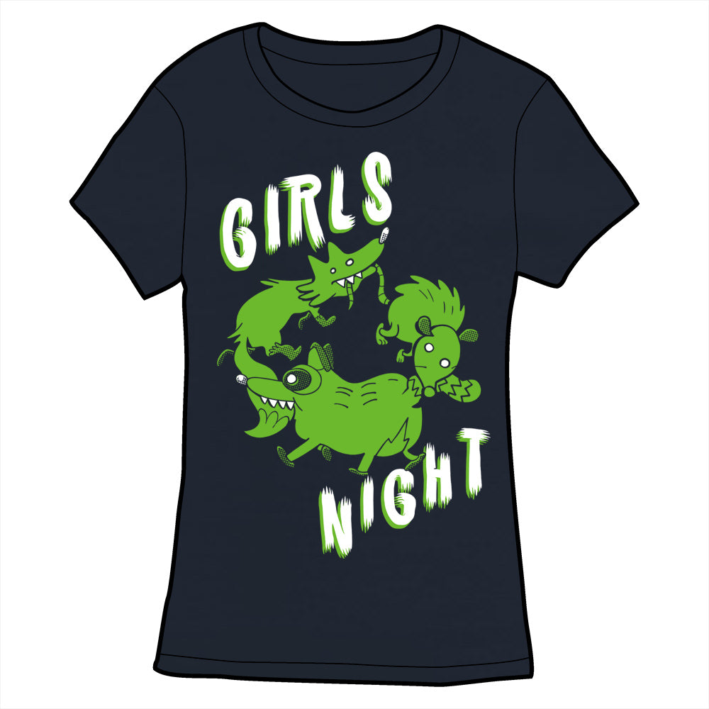 Girls Night Shirt Shirts KC Green Ladies Small