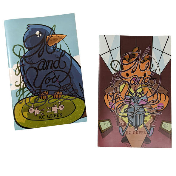 Me and You 1 & 2 Minis Books KC Green Issues 1 and 2 ($8) No Thankee