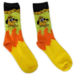 This Is Fine FOOT SOCKS Other Apparel KC Green