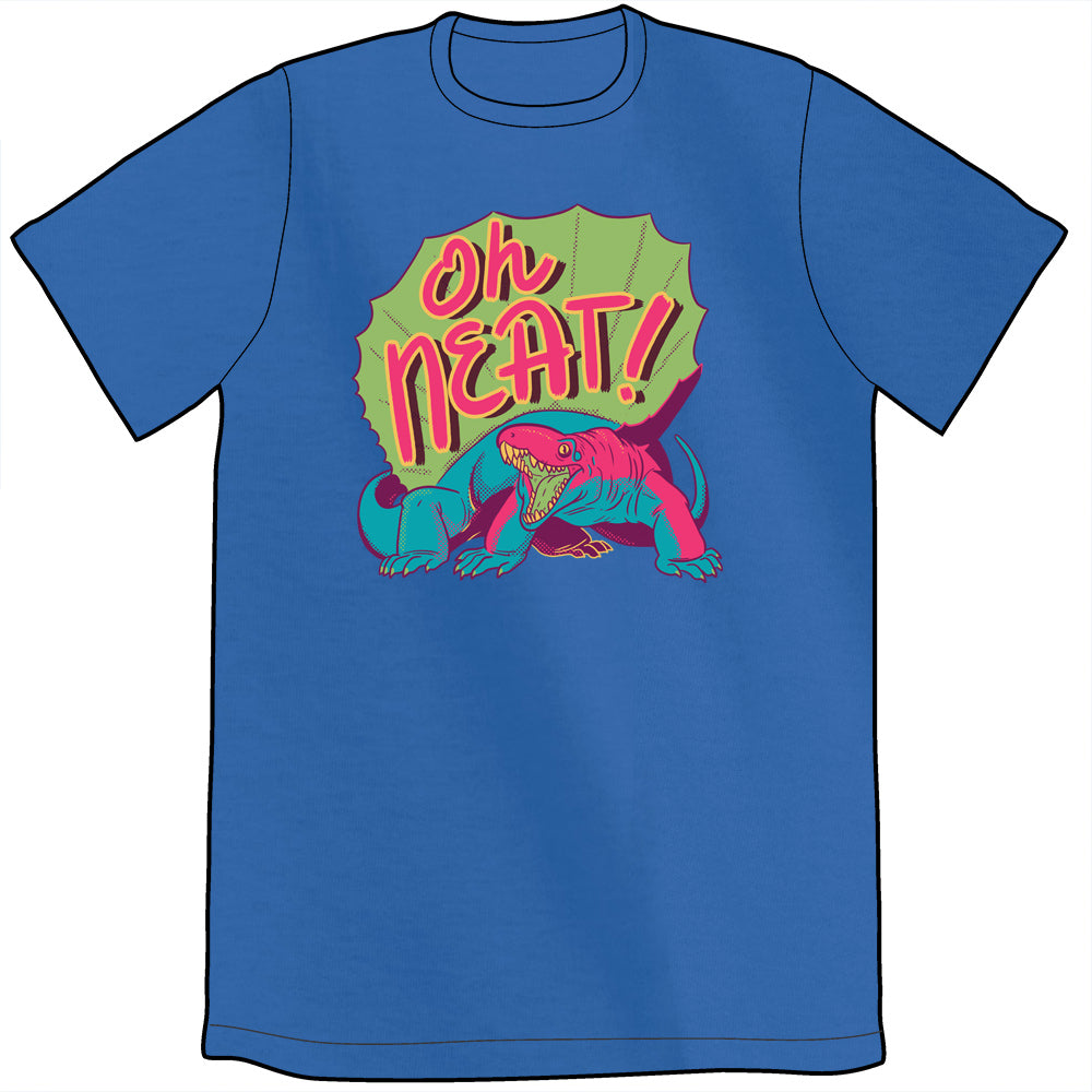 Dimetrodon Oh Neat! Shirt Shirts Kory Bing Unisex Small Shirt Royal Blue