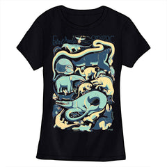 Extinct Animals of the Cenozoic Shirts Kory Bing Ladies Small Shirt