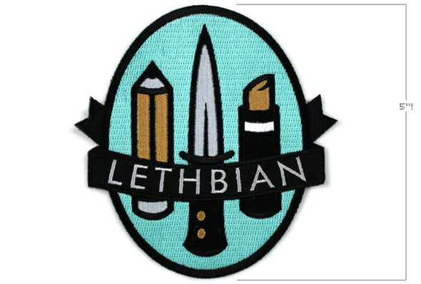 Lethbian Patch Pins and Patches Kate Leth