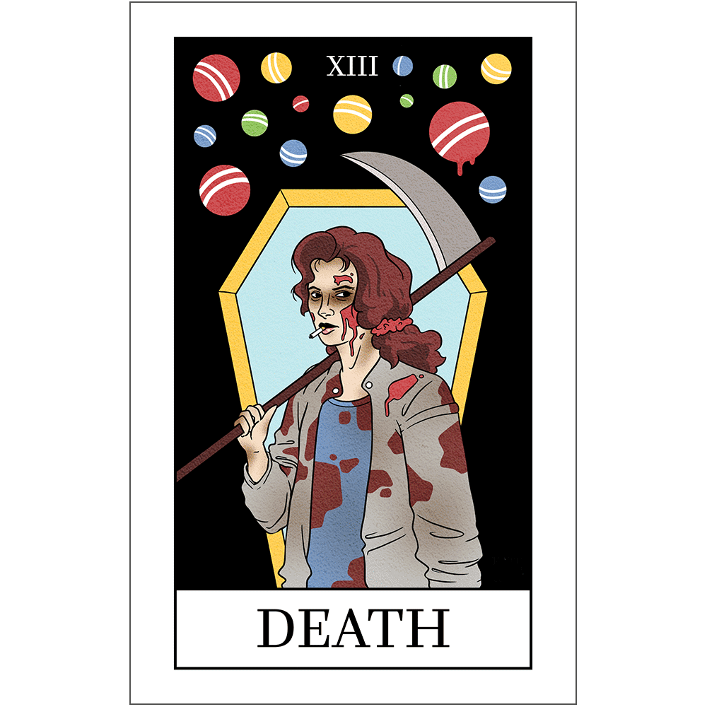 School Hard Tarot Prints Art Kate Leth Death