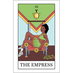 School Hard Tarot Prints Art Kate Leth The Empress