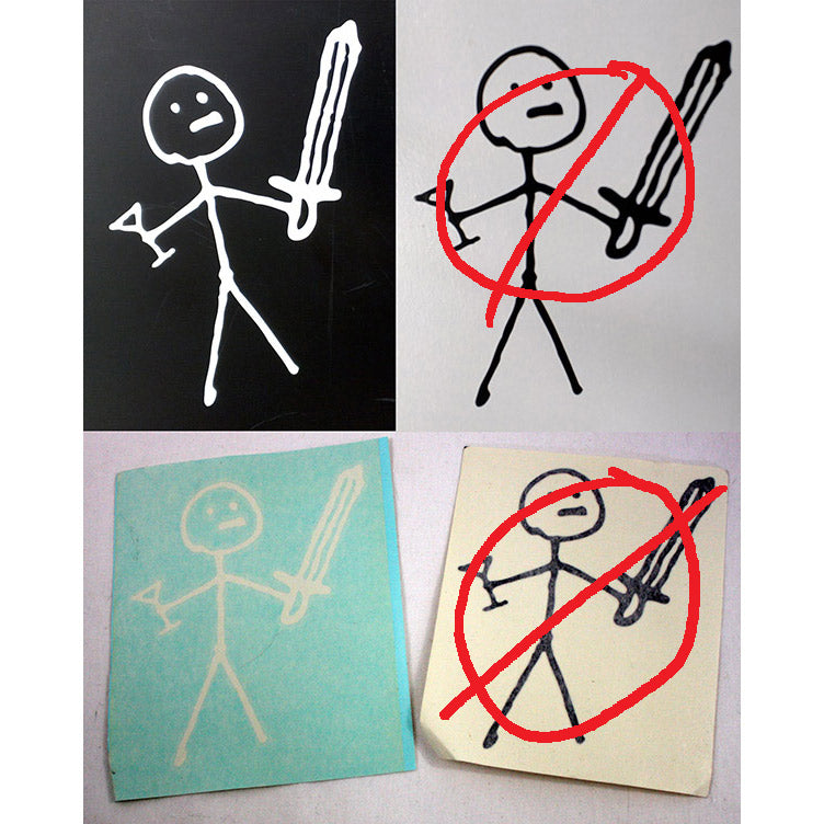 KoL Minimalist Vinyl Transfers Stickers Kingdom of Loathing