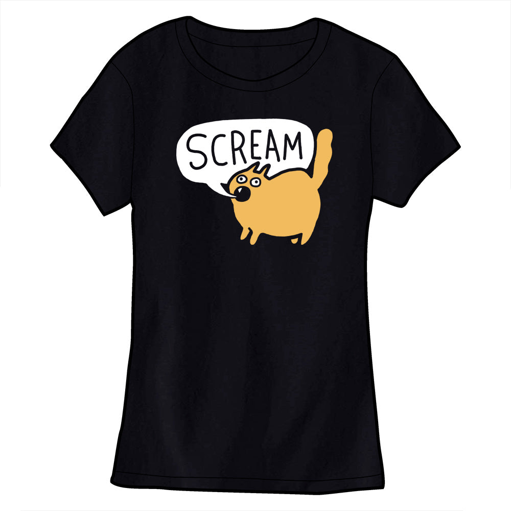 Linney SCREAM Shirt Shirts Lucy Knisley Fitted Small