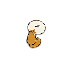 Linney Enamel Pins Pins and Patches Lucy Knisley Woe (Soft Enamel)