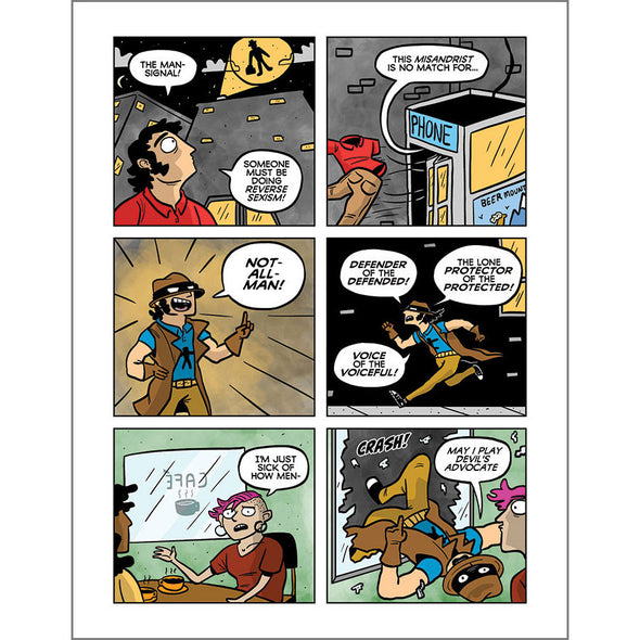 Not All Man Print (14x18) Art Mattie Lubchansky