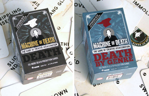 Machine of Death: Game Expansion Packs Games Machine of Death