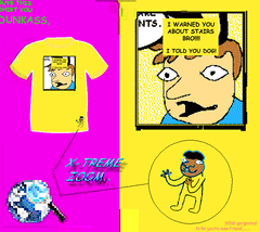 Sweet Bro and Hella Jeff Stairs Shirt Shirts Andrew Hussie Gold Unisex Small