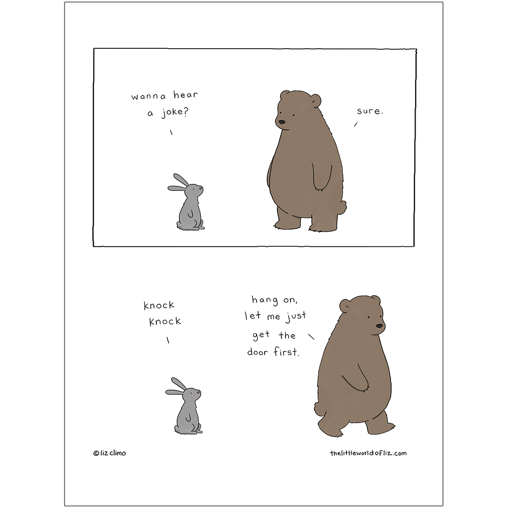 Liz Climo Prints Art Liz Climo Knock Knock