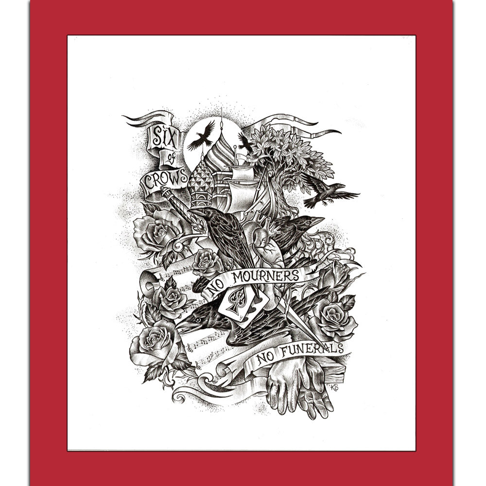 No Mourners No Funerals Print Art Leigh Bardugo