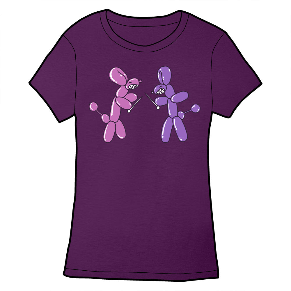 Balloon Animal Pin Fight Shirt Shirts Oglaf Ladies Small