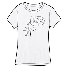 The Orbiting Human Circus Cloud Person Shirt Shirts Orbiting Human Circus Ladies Small White