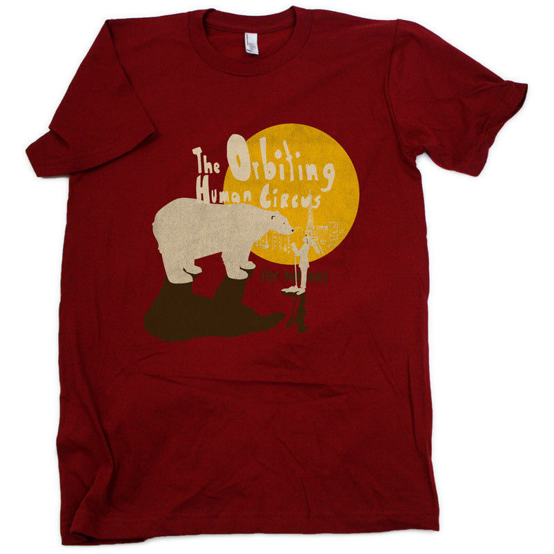 The Orbiting Human Circus (Of the Air) Shirt Shirts Orbiting Human Circus Mens/Unisex Small Cranberry