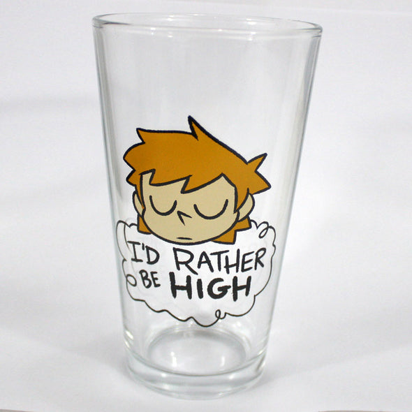 I'd Rather Be High Pint Glass Liquid Holders Meredith Gran