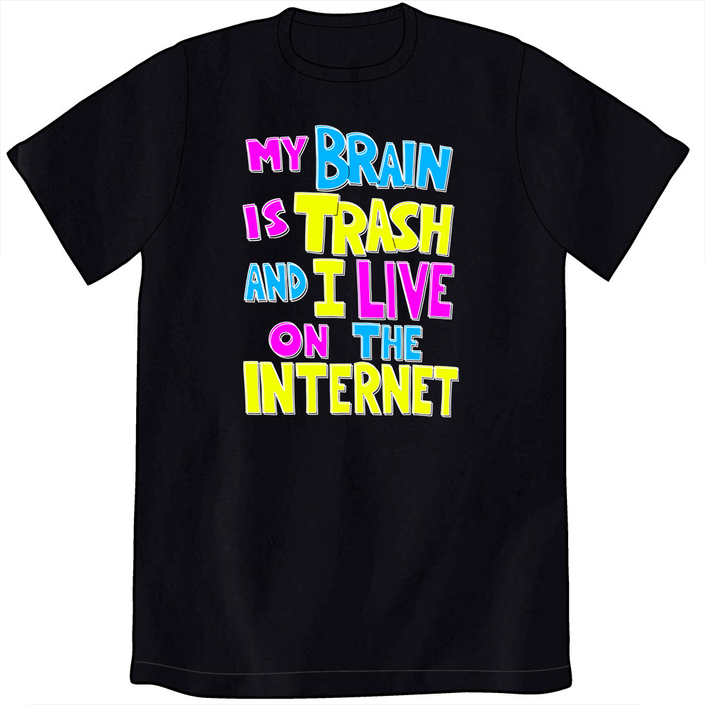 My Brain is Trash Shirt Shirts Jeph Jacques Unisex Small Shirt