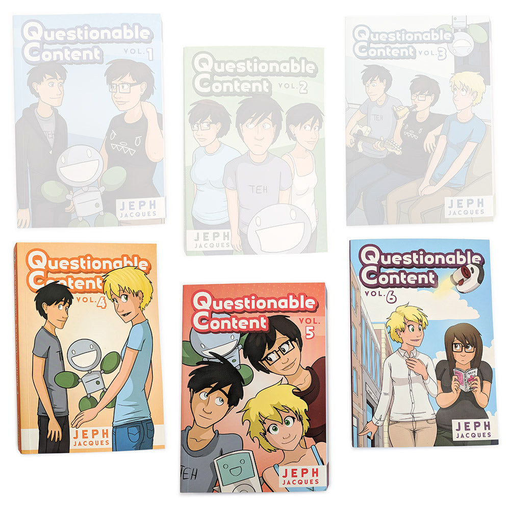 Questionable Content Book Combos! Books Jeph Jacques Four through Six