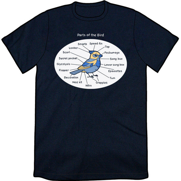 Bird Parts Shirt Shirts Bird and Moon