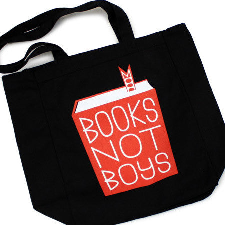 Books Not Boys Tote Bags John Allison