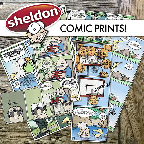 Sheldon Comic Prints Art Dave Kellett