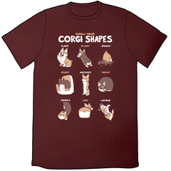 Know Your Corgi Shapes Shirts and Posters Shirts Sam Logan Mens/Unisex Small