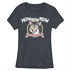 Meow Meow Meow Shirt Shirts Sam Logan Meow Meow Meow Ladies Small