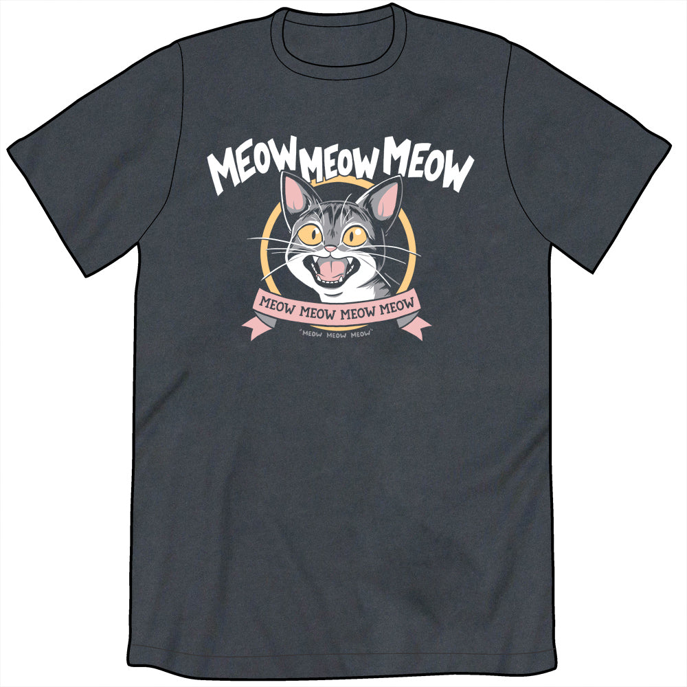 Meow Meow Meow Shirt Shirts Sam Logan Meow Meow Meow Unisex Small