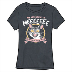 Meow Meow Meow Shirt Shirts Sam Logan Pay Attention To Me Ladies Small