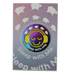 Sleep With Me Logo Rainbow Enamel PIn Pins and Patches Welcome to Night Vale