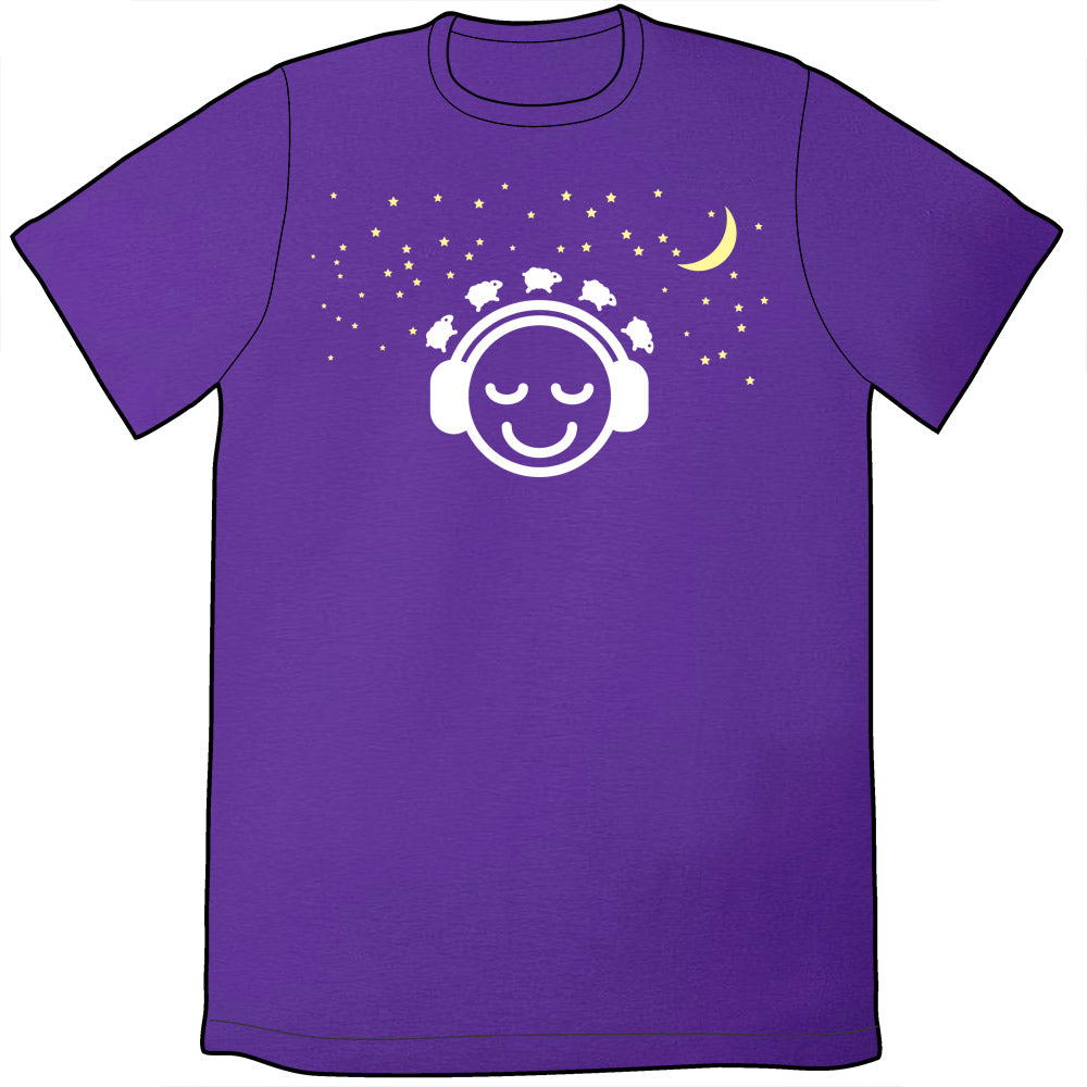 Sleep With Me Podcast Logo Shirt Shirts Sleep With Me Unisex Small Purple