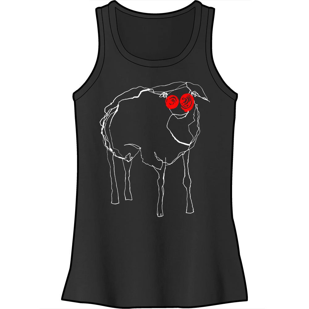 Sleepy Sheep Flowy Racerback Tank Shirts Sleep With Me