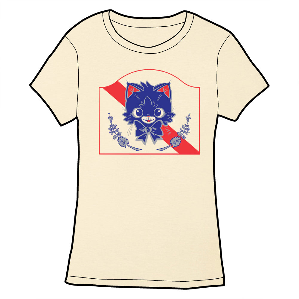Pabst Blue Kitten Shirt Shirts Becky and Frank Ladies Small