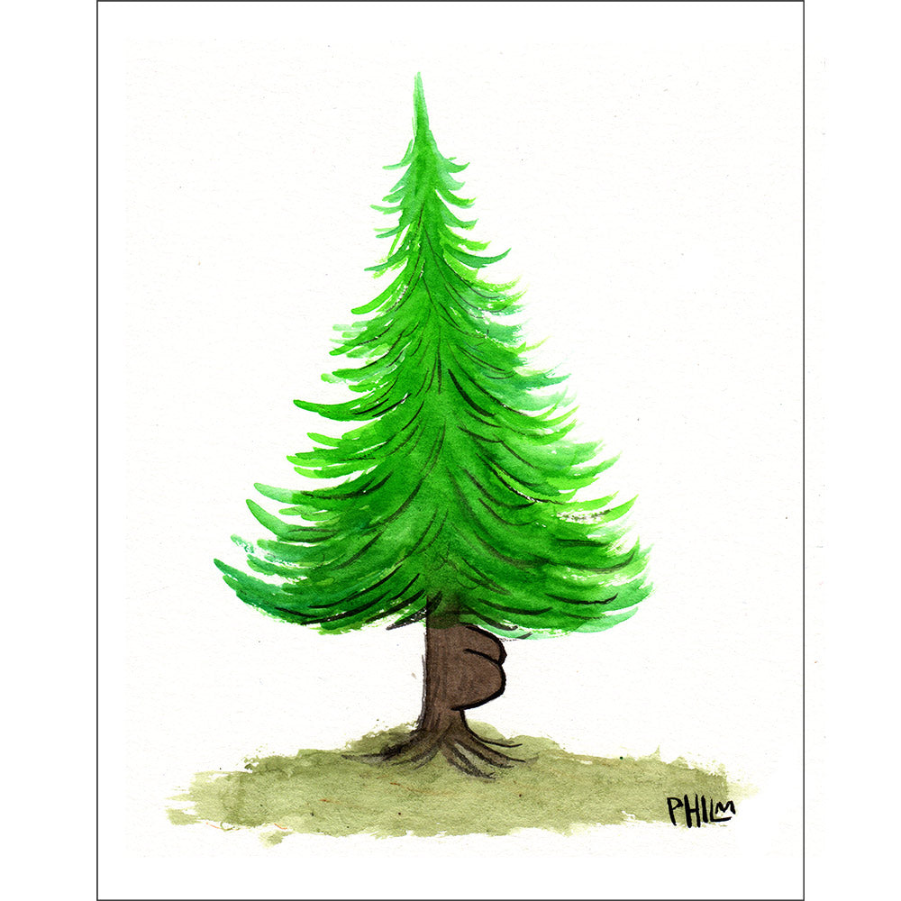 Phil McAndrew 11x14 Inch Prints Art Phil McAndrew Tree Butt