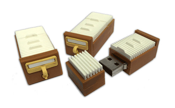 Unshelved Card Catalog USB Media Unshelved