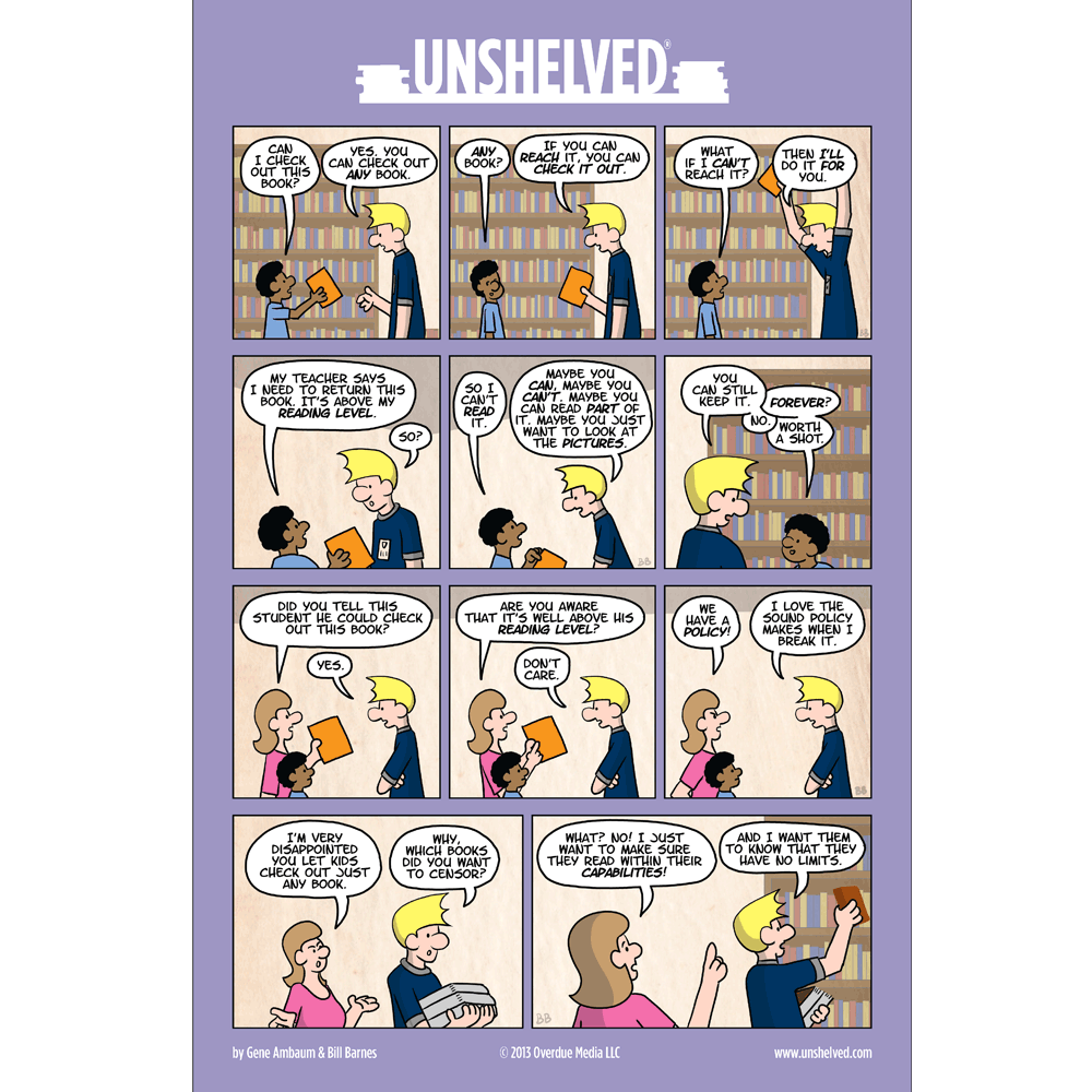 Reading Level Print Art Unshelved