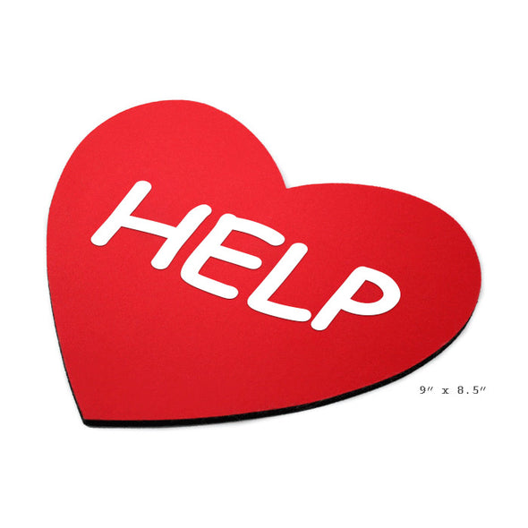 Heart-Shaped Valentime Mouse Pad Accessories Jeffrey Rowland HELP