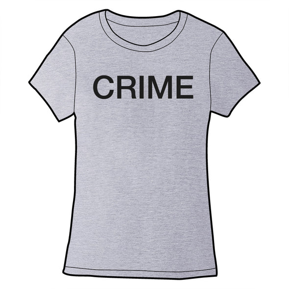 Crime Shirt Shirts Jeffrey Rowland Heather LightGray Ladies Small