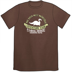 Loch Ness Monster Adventure Club Shirt Shirts Jeffrey Rowland Unisex Small Brown